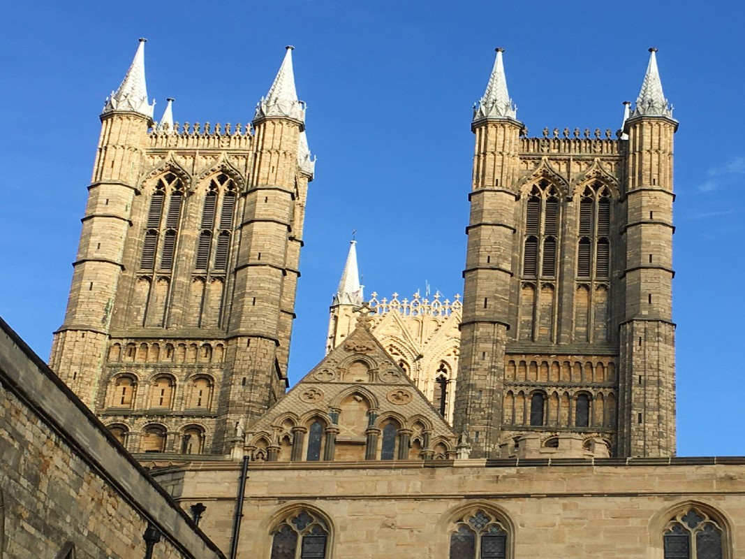 Lincoln cathedral spires