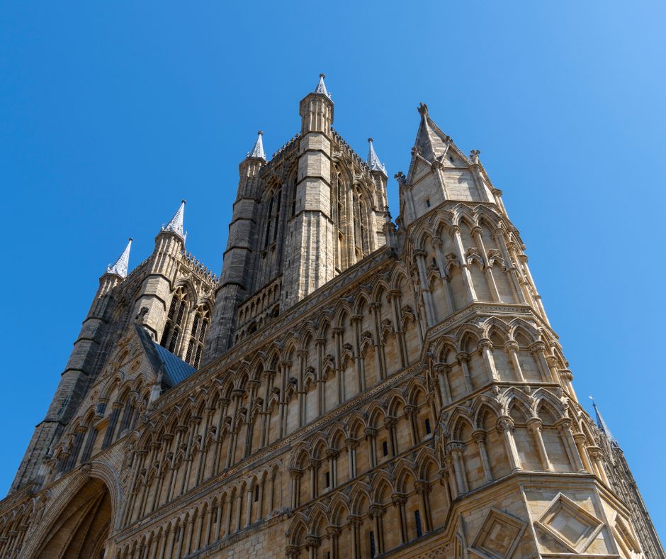 lincoln cathedral in the sun